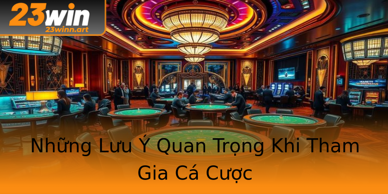 Những Lưu Ý Quan Trọng Khi Tham Gia Cá Cược Những Lưu Ý Quan Trọng Khi Tham Gia Cá Cược